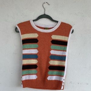 Vintage sleeveless sweater